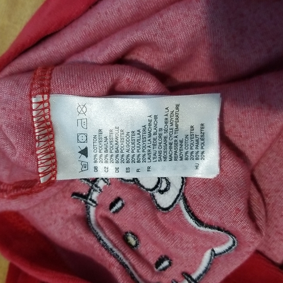 H&M Hello Kitty fuzzy red dress size 12-18 months - Picture 7 of 10